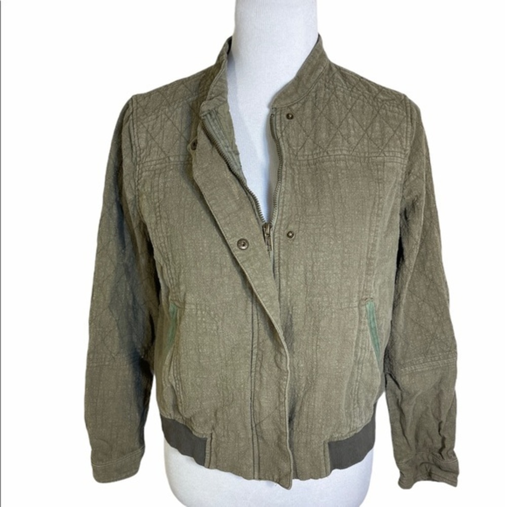 Skies are Blue olive green jacket - Picture 3 of 11